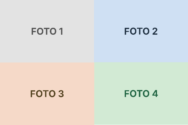 Vorlage: Vier Fotos Template